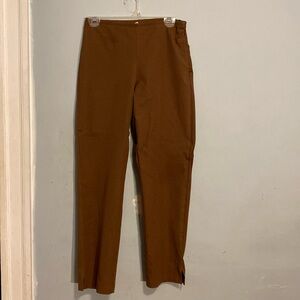Eileen Fisher organic cotton side zip pants in xs